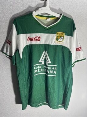 Remini Club Leon FC Futbol Soccer Jersey Futbol Size Green OSFA Nextel